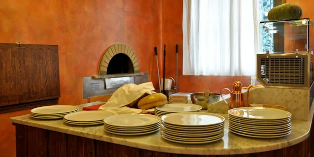 Il forno della pizzeria