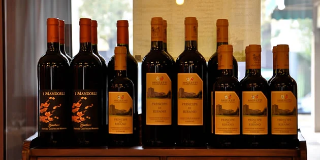 La selezione di vini